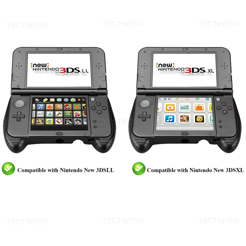 Funda protectora con agarre manual, soporte de plástico Compatible con consola Nintendo New 3DS XL LL, videojuego (nueva versión) - imagen 3