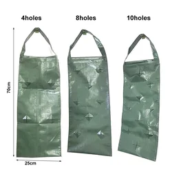 Bolsa de cultivo con bolsillos para fresas, patatas y plantas