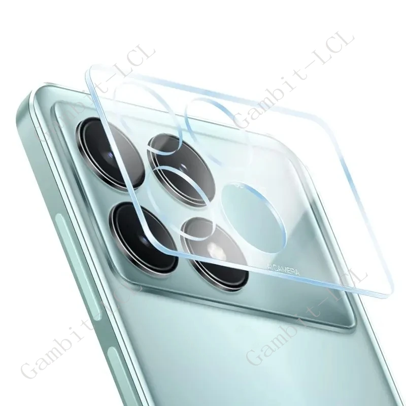 2 uds película de lente de cámara 3D para Xiaomi Poco X6 Pro 5G PocoF6 F6 X6Pro Redmi K70 K70E cubierta protectora de vidrio templado Original - imagen 4