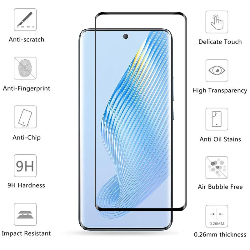 Magia 5 de cristal de cobertura completa para Honor Magic 5 Protector de pantalla para Honor Magic 5 película de teléfono de vidrio templado Honor Magic 5 - imagen 2