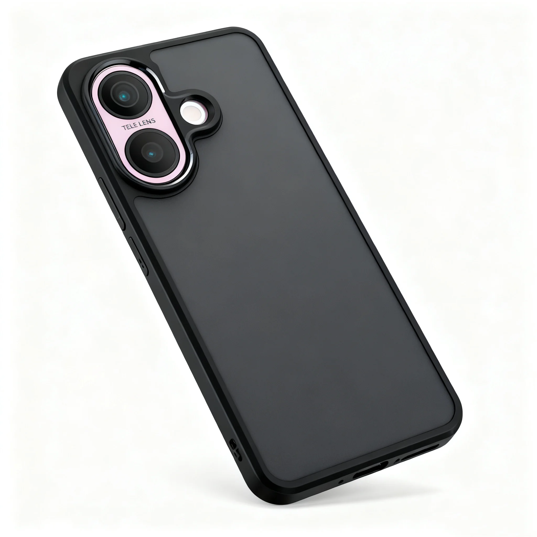 Funda armadura a prueba de golpes para VIVO V60 Lite, funda trasera dura acrílica mate para VIVO V 60 Lite PC + protección de cámara de parachoques de TPU - imagen 4