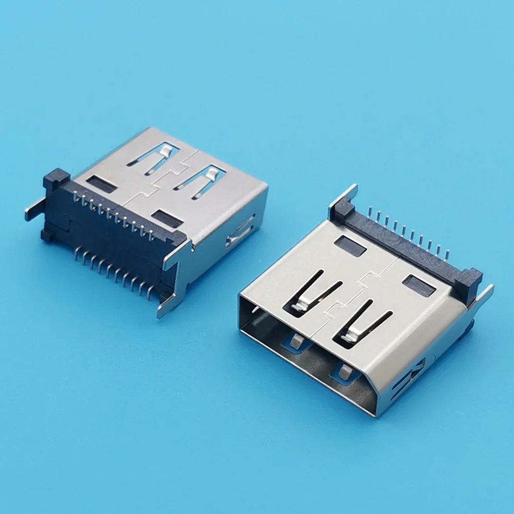 5 uds 6010052087 interfaz Vertical DisplayPort de 20 pines conector HDMI hembra Base DP-20P Monitor interfaz HD enchufe puerto incorporado - imagen 3