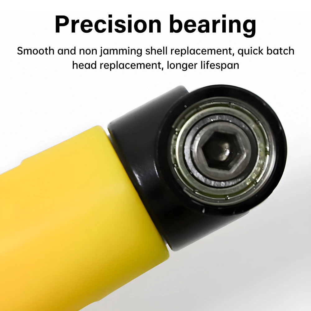 Cabezal de lote eléctrico de 90 grados, extensión de mango hexagonal, taladro universal de alto torque, accesorios de herramientas con cabezal de destornillador - imagen 5