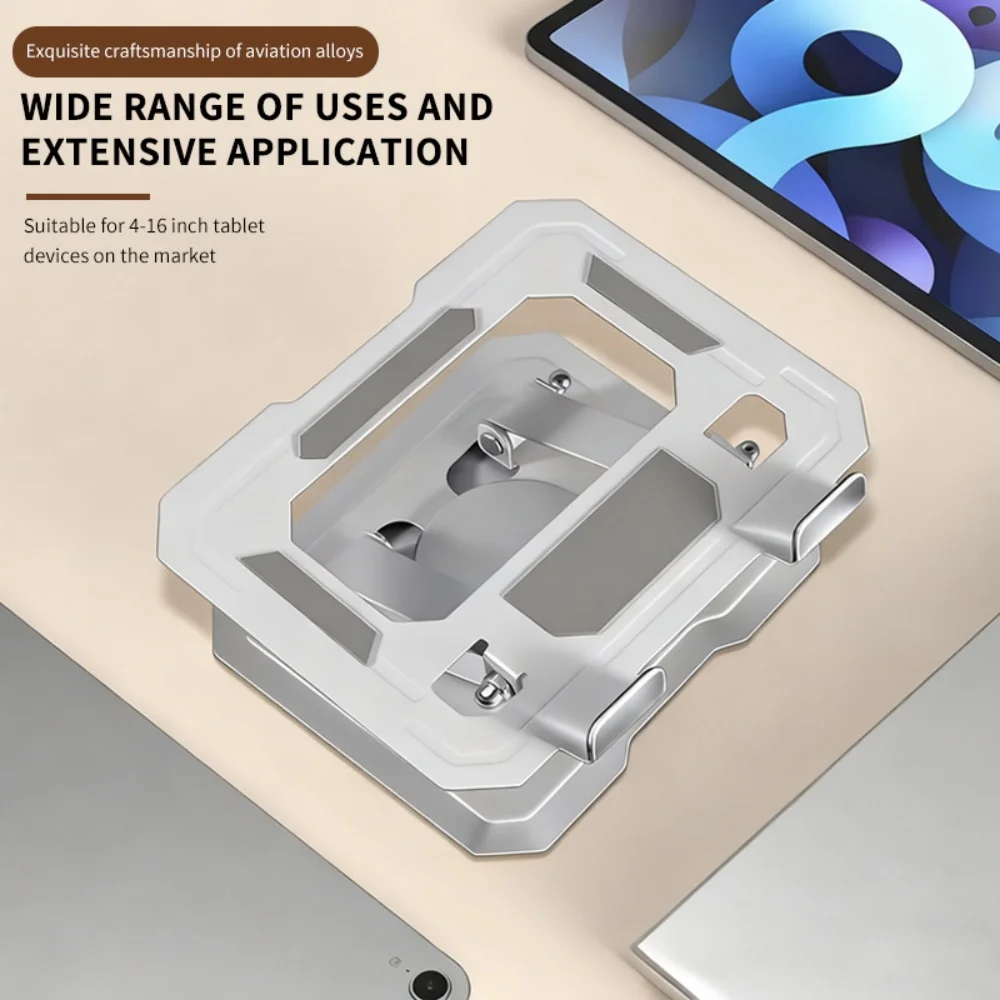 Soporte universal para tableta de metal 360 ° Soporte giratorio para iPad Air Mini soporte para tableta soporte ajustable Flexible para teléfono móvil - imagen 3