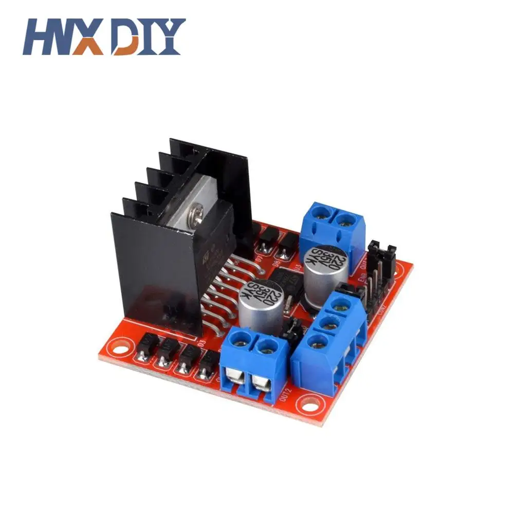 Módulo de placa de controlador L298N de 1-10 piezas, motor paso a paso L298, robot de coche inteligente, placa de pruebas peltier, controlador de Motor de CC de alta potencia para arduino - imagen 3