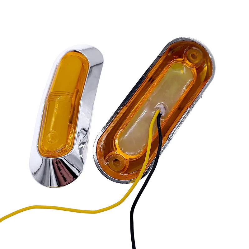 2 uds 4LED lámpara de marca lateral impermeable luz indicadora de liquidación coche camión remolque camión 12V24V lámpara de señal de luz - imagen 3