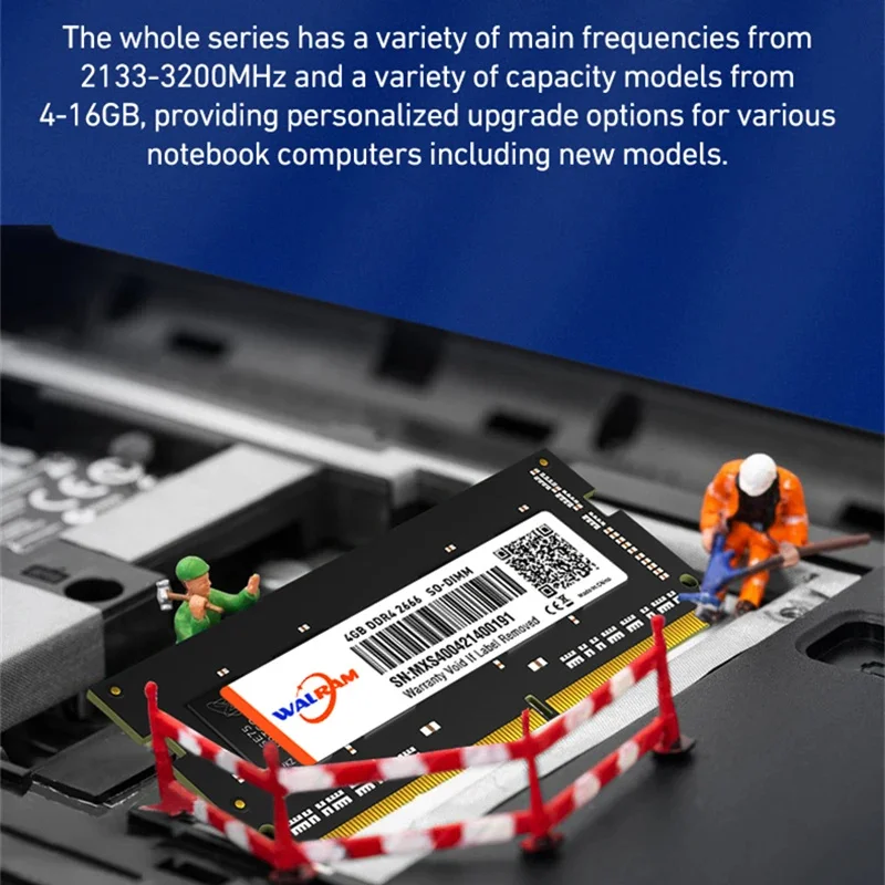 WALRAM Memoria Ram DDR4 8GB 16GB 2666mhz 3200mhz DDR3 1600mhz 4GB Sodimm Notebook Memoria para portátil de alto rendimiento - imagen 3