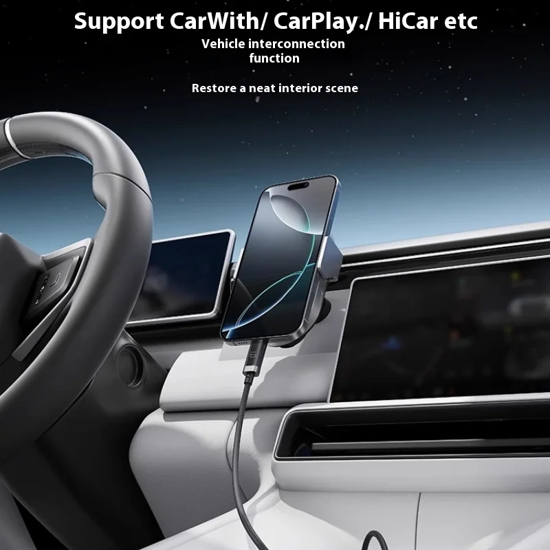 CUKTECH No.6 Cable USB-C con pantalla digital trenzada - Coche/hombre de carga rápida PD tipo C dual para iPhone 16 Pro Max/MacBook/Xiaomi 15 - imagen 4