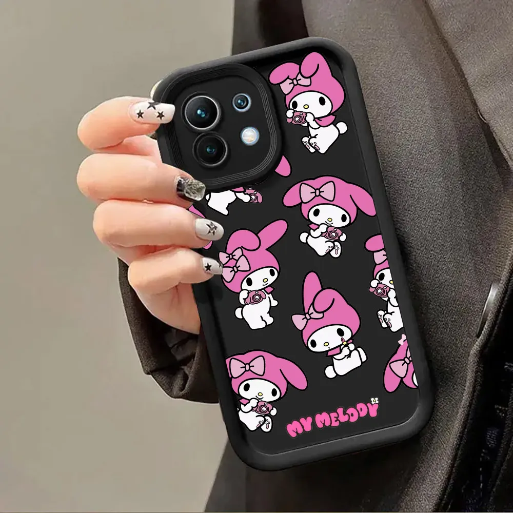 Sanrio Kuromi My Melody Anime fundas de teléfono para Xiaomi 14T 14 13T Pro 12 13 11 Lite POCO F3 F5 X3 X5 X6 M5 M6 Pro cubierta a prueba de golpes - imagen 5
