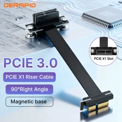Cable extensor PCI Express ángulo recto para tarjeta elevadora