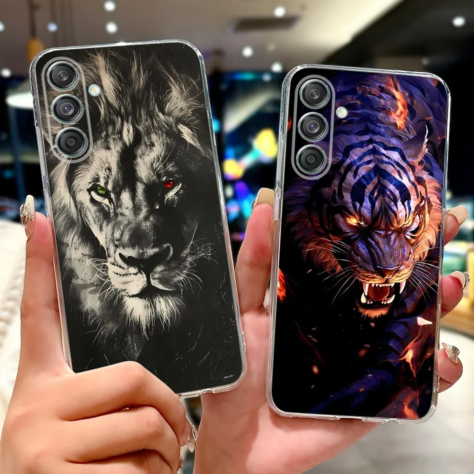 Para Samsung Galaxy M55 5G funda SM-M556B funda pintada de lujo funda de silicona suave para Samsung M55 M 15 Galaxy M15 5G Fundas parachoques - imagen 2