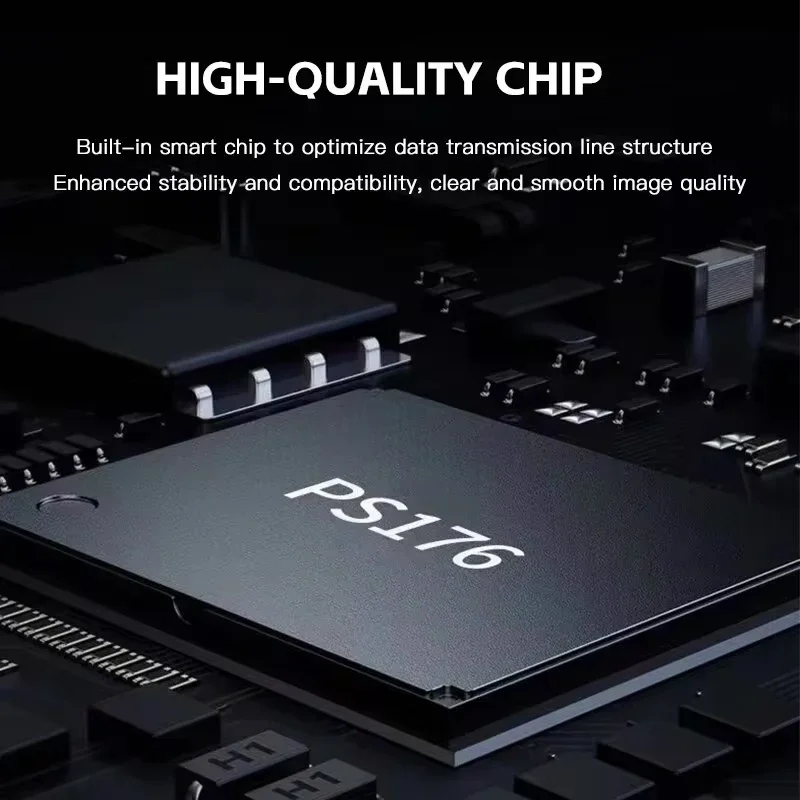 Adaptador 4K Compatible con TYPE C a HDMI, Cable convertidor USB C USB3.1 macho a HDTV hembra para ordenador portátil, tableta, TV, MacBook - imagen 3