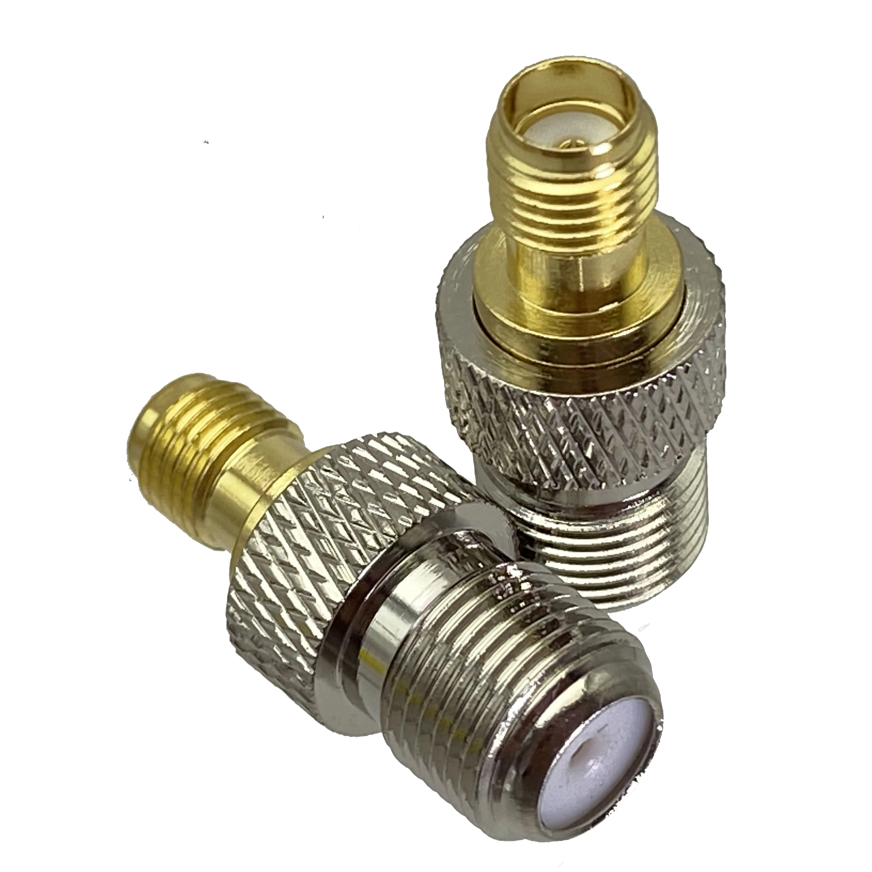 Adaptador F TV a conector macho SMA y conector hembra, conector Coaxial RF recto para terminales de cable de antena, 1 Uds. - imagen 4