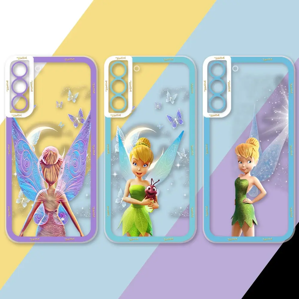 Bonita funda de teléfono T-Tinker Bell para Samsung Galaxy S24 S23 S22 S21 S20 FE Ultra S11 S10 Note 20 10 Ultra Plus Pro Lite A04
