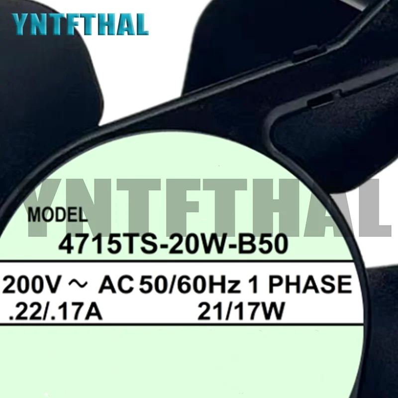 Nuevo para 4715TS-20W-B50 4715TS-22W-B50 200V 50/60HZ 21/17W ventilador de refrigeración