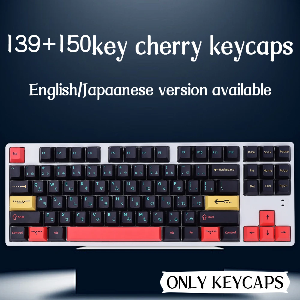 Teclas personalizadas de metróscopo para teclado mecánico GMK Cherry MX Switch, teclas personalizadas de perfil de cereza, Sub, 64/68/87/96/980/104/108