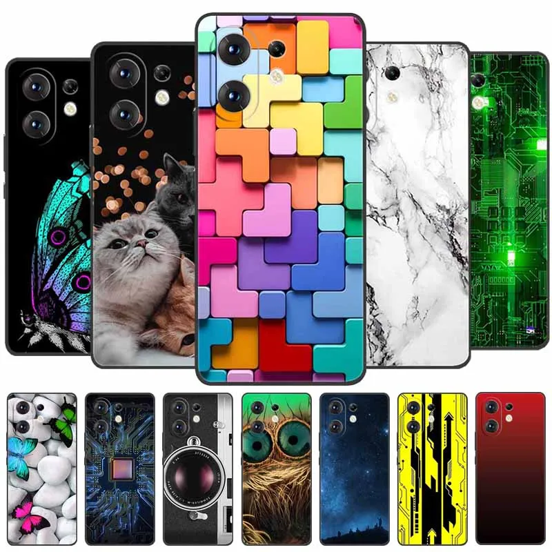 Para VIVO S30 funda de lujo TPU funda trasera de silicona suave fundas de teléfono en VIVO S30 5G V2464A VIVOS30 Protector parachoques flor Coque