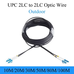 Cable fibra optica monomodo LC-LC 2 nucleos exterior 10-100 m