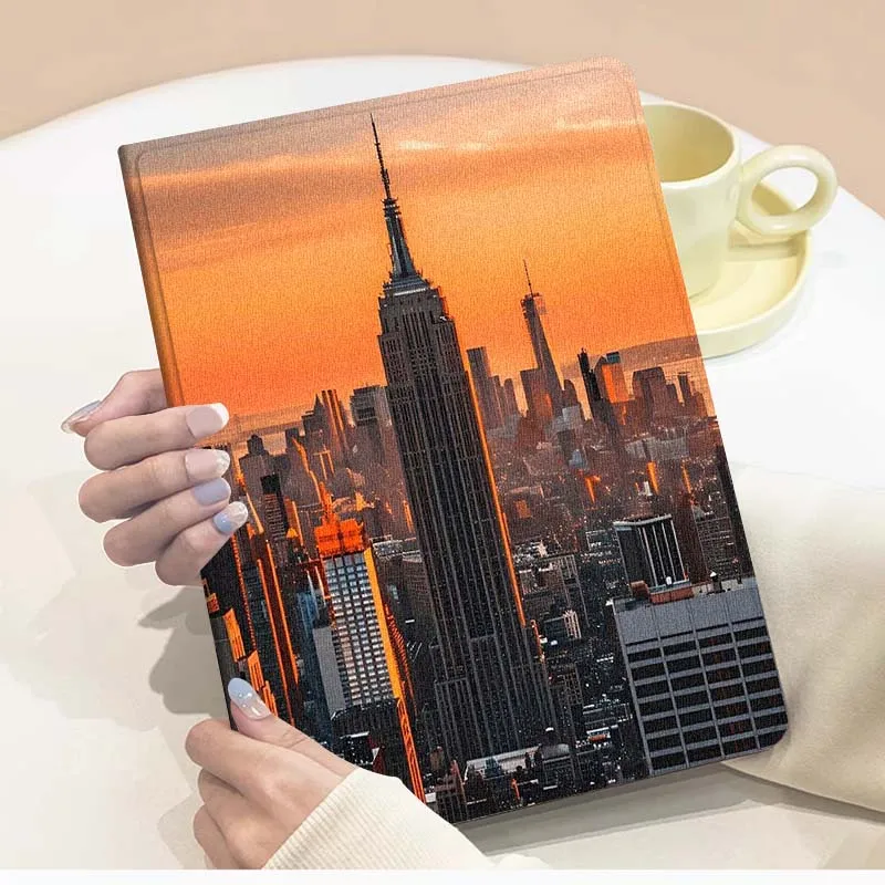 Patrón de ciudad de Nueva York para Xiaomi Redmi Pad 2 4 5 6 6S 7 7S SE Pro Ultra Max 14 11 8,7 11,2 12,5 pulgadas funda para tableta - imagen 4