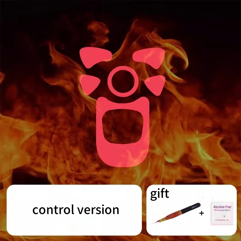 1 Juego de patines de ratón ultrafraglide para GravaStar Mercury M1 Pro Control de frenos velocidad silenciador pies versión ICE ratones deslizan pies de PTFE - imagen 2