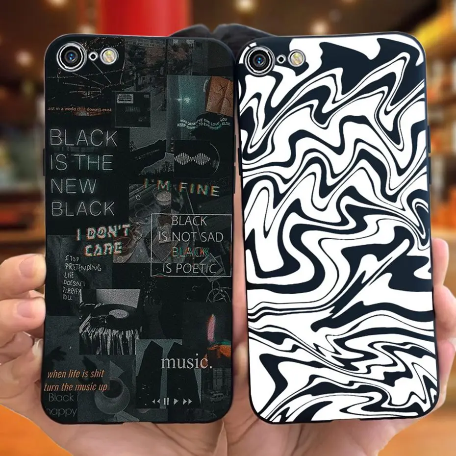 Para iPhone 6 6s Plus 6Plus nueva moda Coool funda de teléfono para iPhone6s 6 s Plus iPhone6 Color caramelo funda trasera de silicona suave TPU - imagen 4