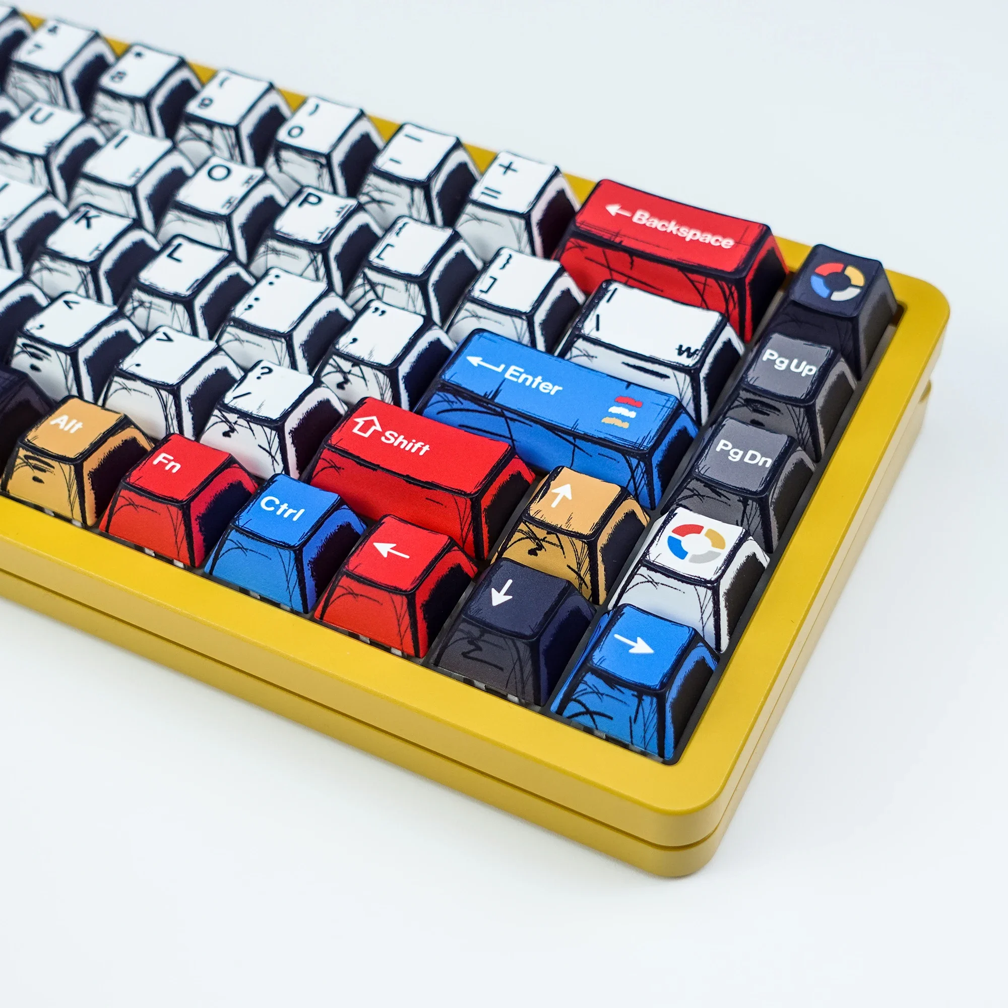 KBDiy-teclas PBT Magan para teclado mecánico, juego de teclas coreanas, perfil de cereza, tapas personalizadas de 147 teclas, barra espaciadora ISO 7U DIY para MX aula F87 F108 F99 Pro ACE60 ACE68 RAINY75 AK74 gx87 cru - imagen 5
