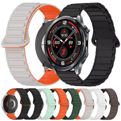 Correa magnética de silicona para OnePlus Watch 3 2R 2/OPPO Watch X2 4 Pro, Correa deportiva para Xiaomi S4 S1, pulsera de 22mm