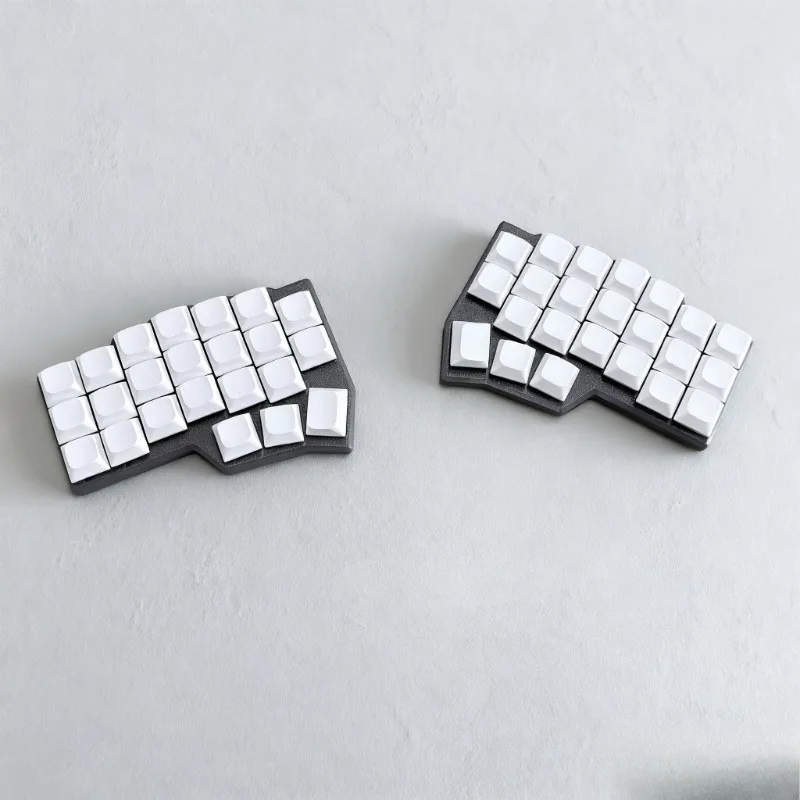Teclado dividido con cable Corne Choc, teclado dividido ergonómico personalizado de perfil bajo, teclado dividido de modo único para teclado VIAL izquierdo y derecho
