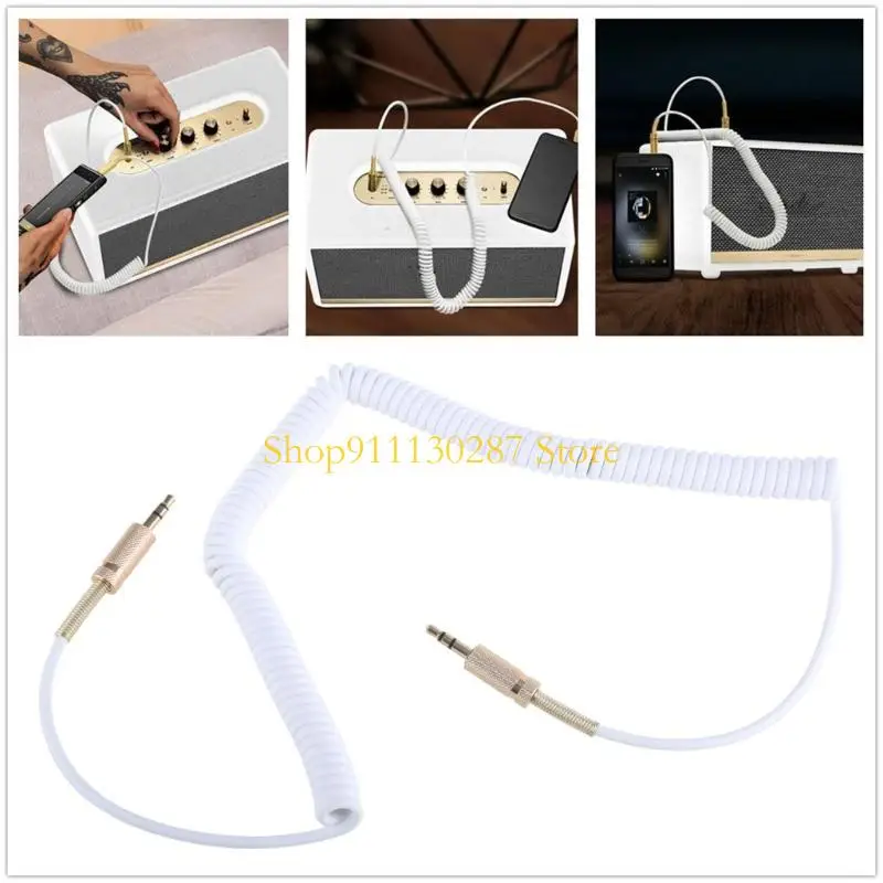 Cable auxiliar repuesto J1HC 3,5mm, Cable en para altavoz Kilburn II, conector macho a macho - imagen 5