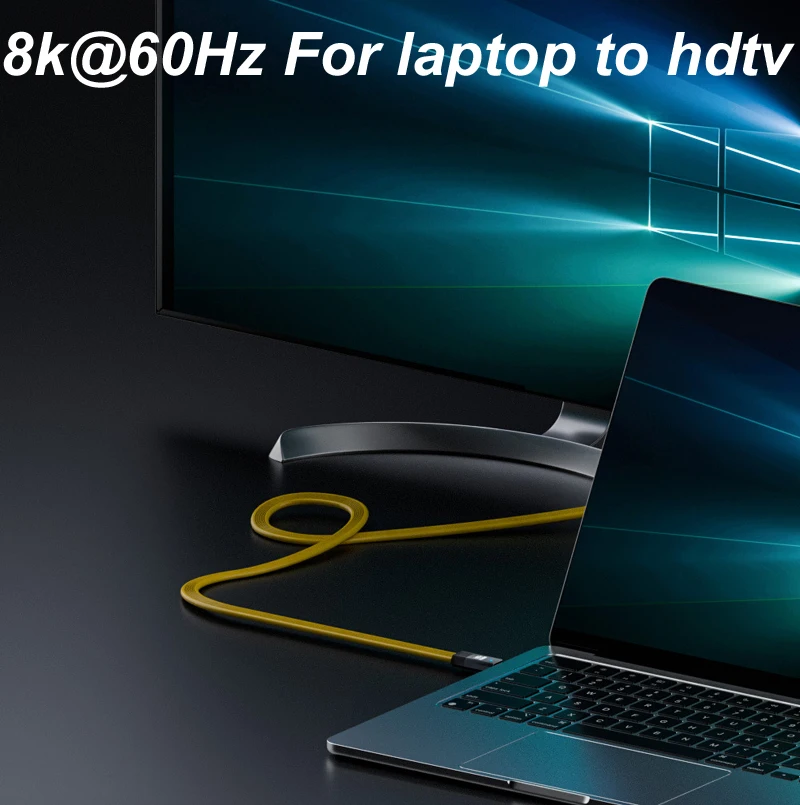 80CM 8k @ 60Hz USB 3,2 OTG 20Gbps tipo C datos planos PD100W 20V 5A macho/hembra vídeo Audio cargador rápido Cable QC4.0 para iPhone 15 16 - imagen 3