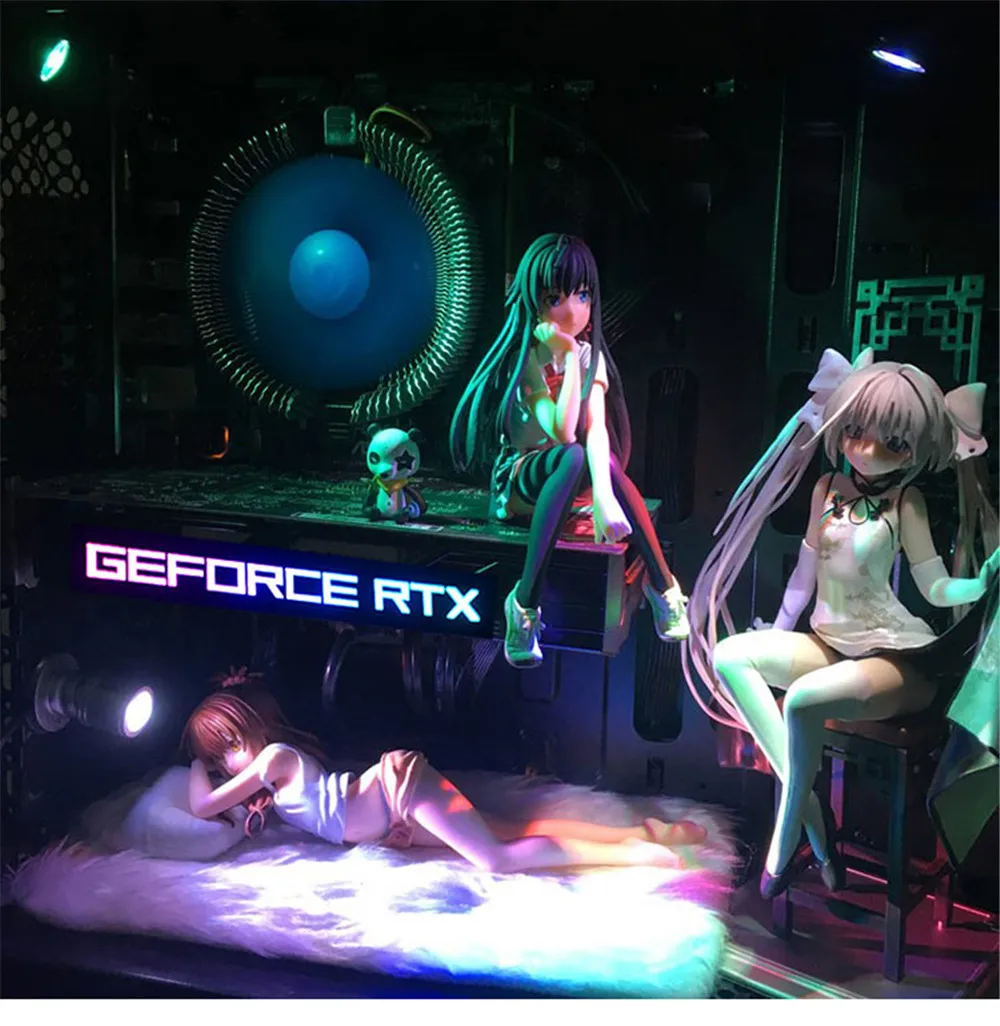 Panel lateral CPU - Detalle de conectores ARGB