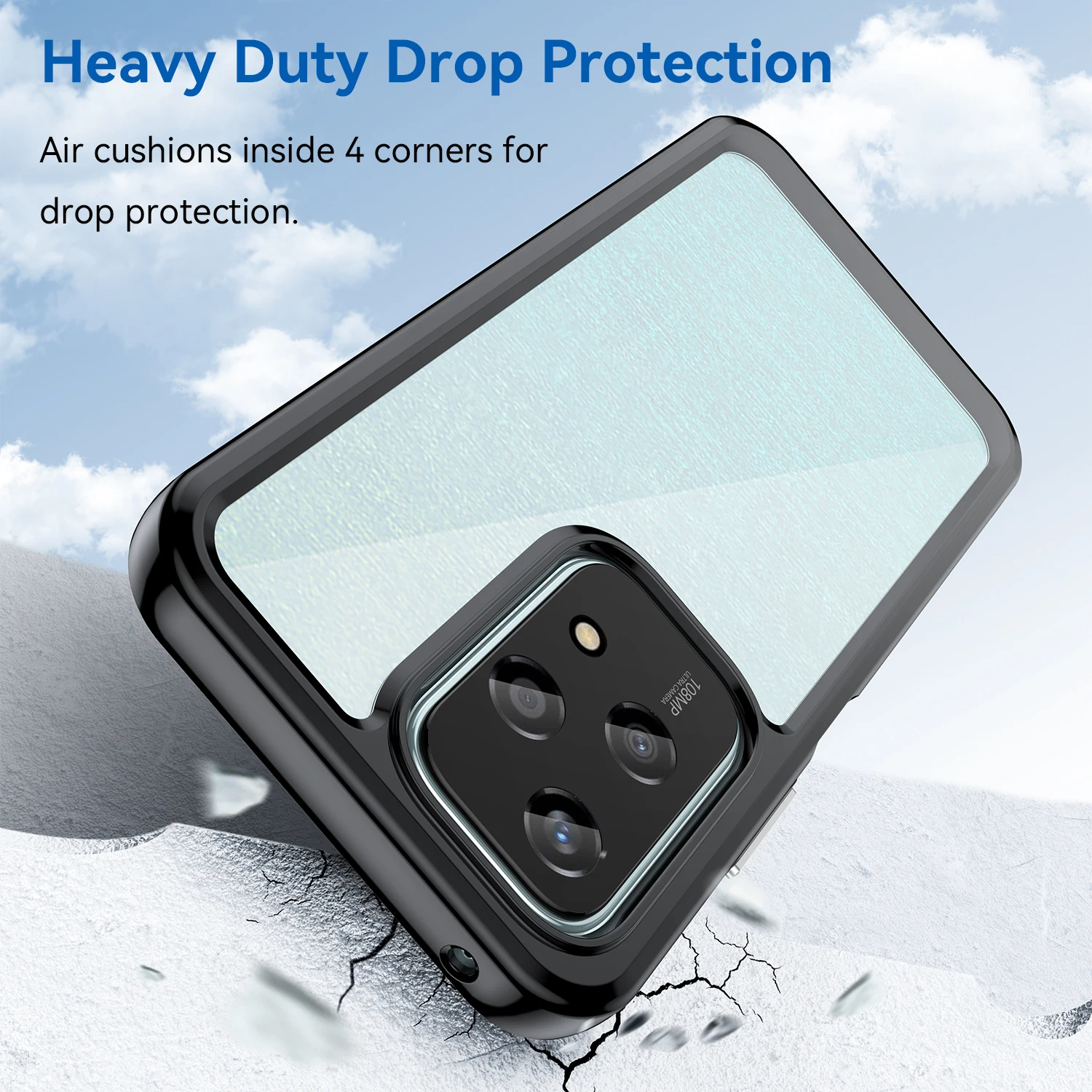 Para Honor 200 Lite Funda transparente Honor 200 Lite Funda Coque Funda dura translúcida borde suave a prueba de golpes parachoques de teléfono Honor 200 Lite - imagen 4