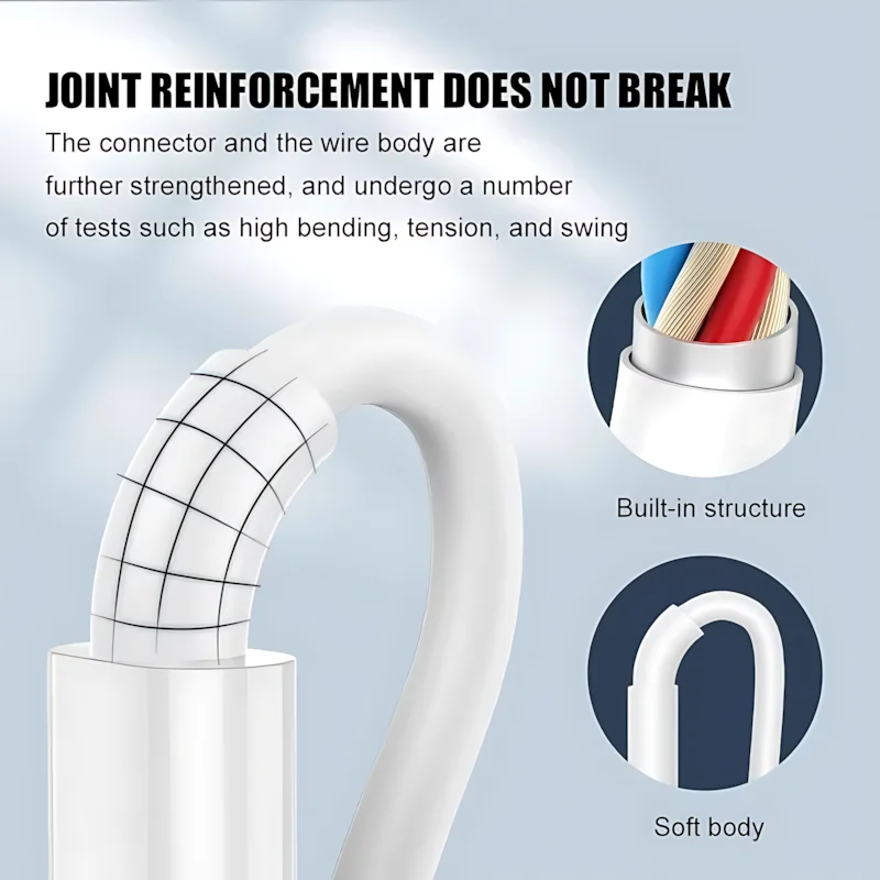 Cables de carga rápida PD 20W tipo C para Apple iPhone 14 13 12 11 Pro Max línea de datos 2M 1M Cable USB C de carga rápida accesorio de teléfono - imagen 3