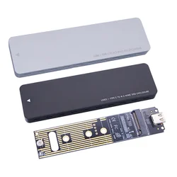 Carcasa NVMe USB-C Aluminio M.2 – Soporte SSD Externo