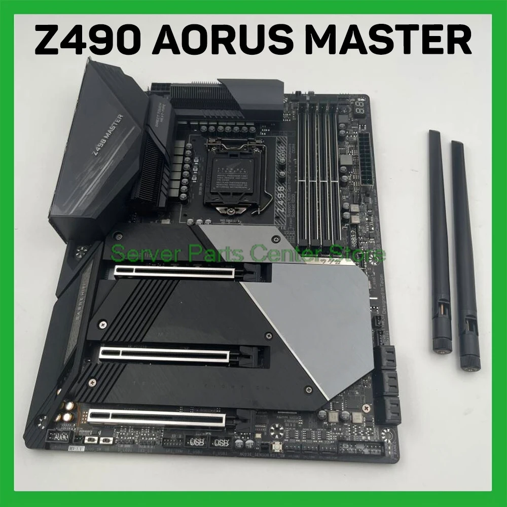 Placa base de escritorio Z490 AORUS MASTER de 10.a generación DDR4 6XSATA M.2 - imagen 2