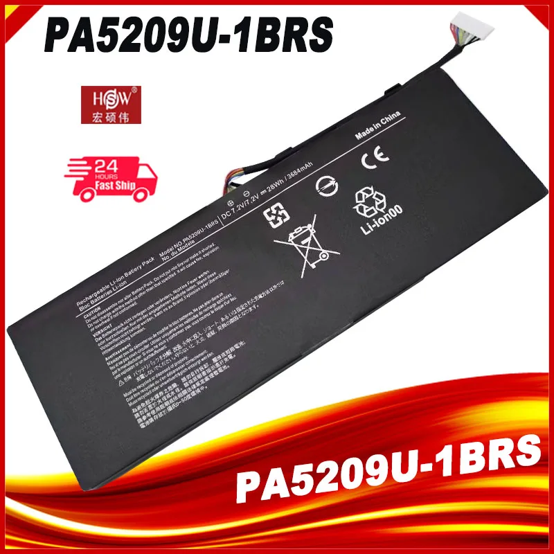 Nueva batería de ordenador portátil PA5209U-1BRS para TOSHIBA SATELLITE L15W-B1302 L15W-B1310 L15W-B1208X L10W-C radio 11 -10E 11 -10G
