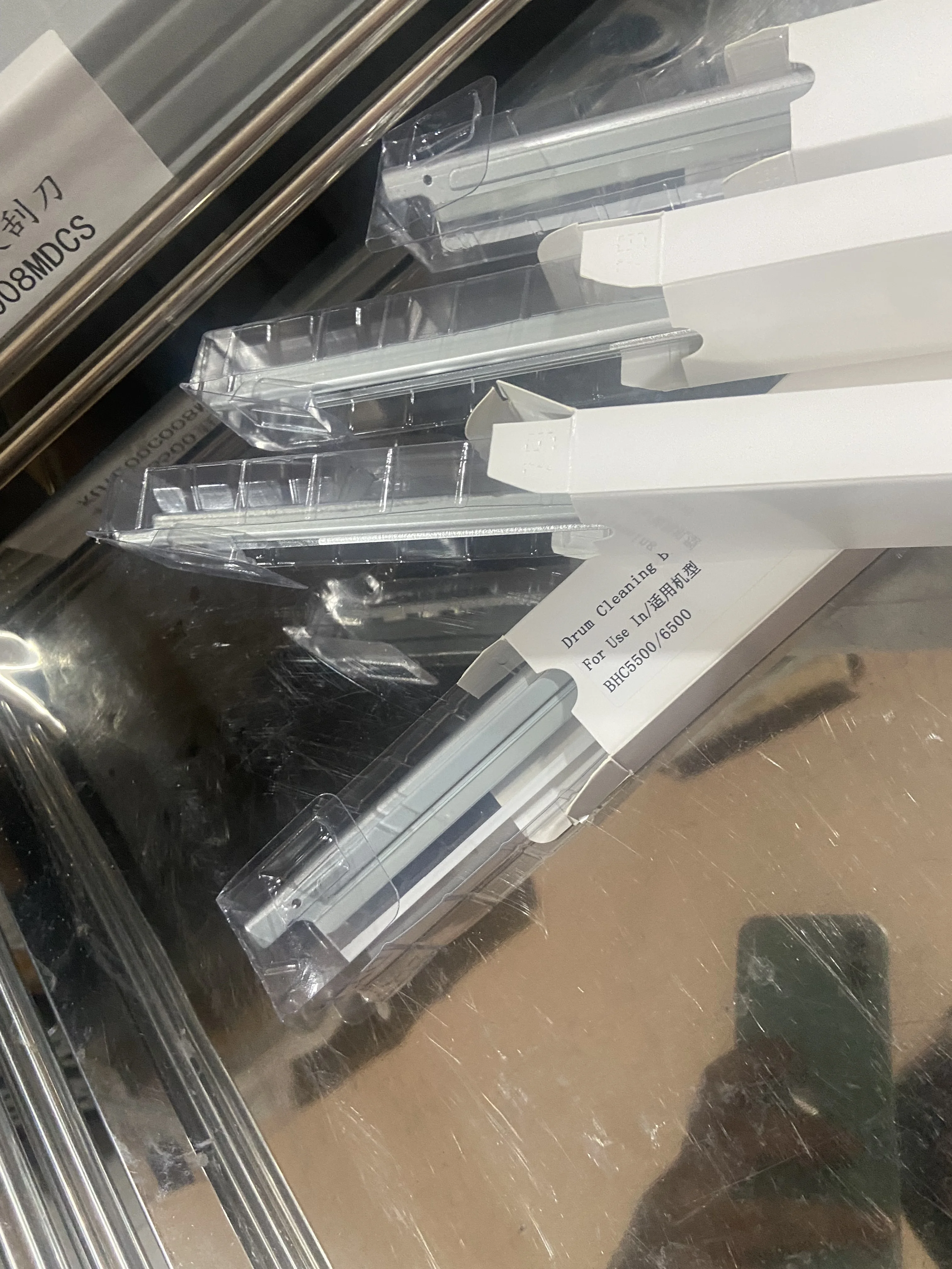 2 uds A03U330300 cuchilla de limpieza de tambor para Konica Minolta bizhub Pro C5500 C6500 C5501 C6501 C6000 C7000 C8050 cuchilla de limpiaparabrisas