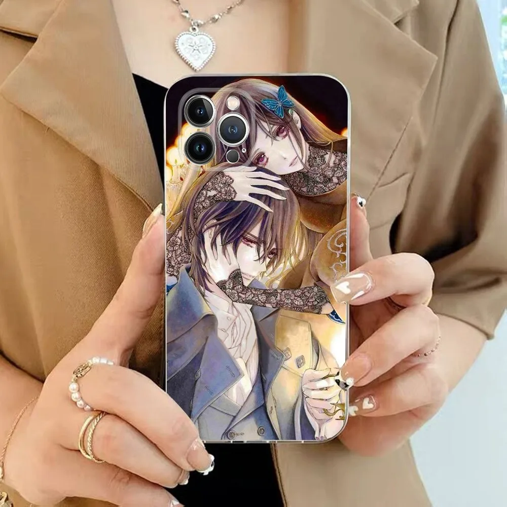 Funda de teléfono Vampire Knight para iPhone 15 13 14 Pro Max XS XR 12 11 Pro 13 Mini 6 7 8 Plus cubierta trasera transparente Capa - imagen 5