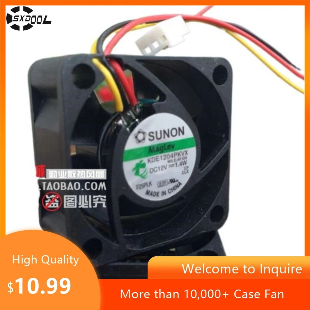 Para Sunon 4CM 4020 12V 1,4 W KDE1204PKVX 40*40 20MM ventilador con interruptor de silencio