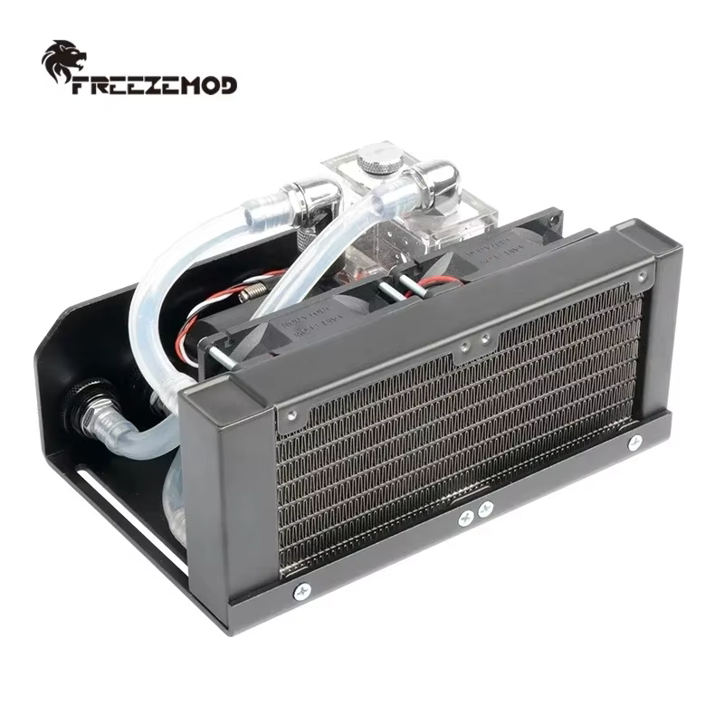 FREEZEMOD Kit Refrigeración Líquida PC Aluminio – Ventiladores Duales - imagen 5