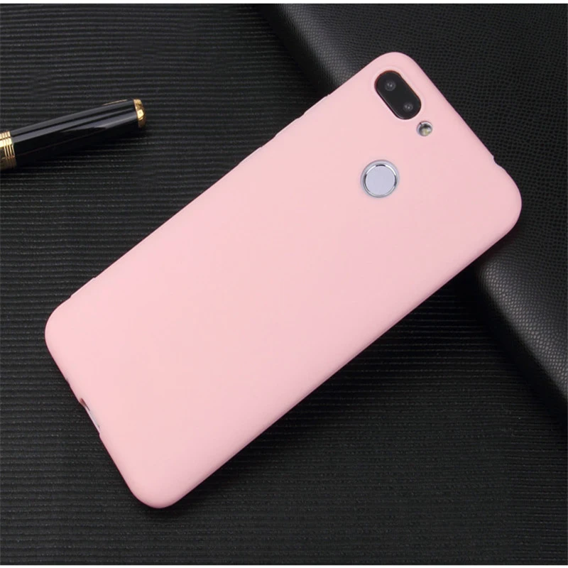 Xiaomi Mi8 lite funda ultrafina de silicona mate TPU para Xiaomi Mi 8 lite funda mate de silicona - imagen 4
