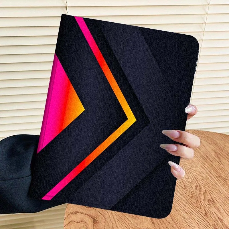 Líneas creativas artísticas para Lenovo Pad Tab Legion Xiaoxin Y900 Y700 K10 M10 P11 3. a generación, funda para tableta