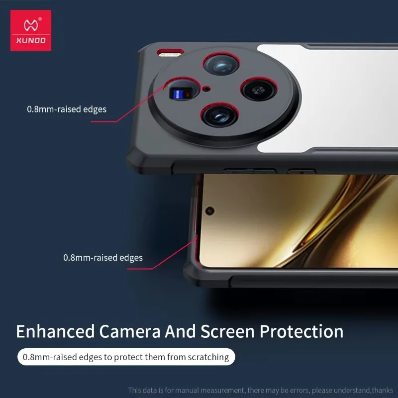 Para VIVO X200 funda Ultra magnética funda XUNDD Airbags a prueba de golpes PC dura + protección de TPU soporte de anillo trasero mire - imagen 4