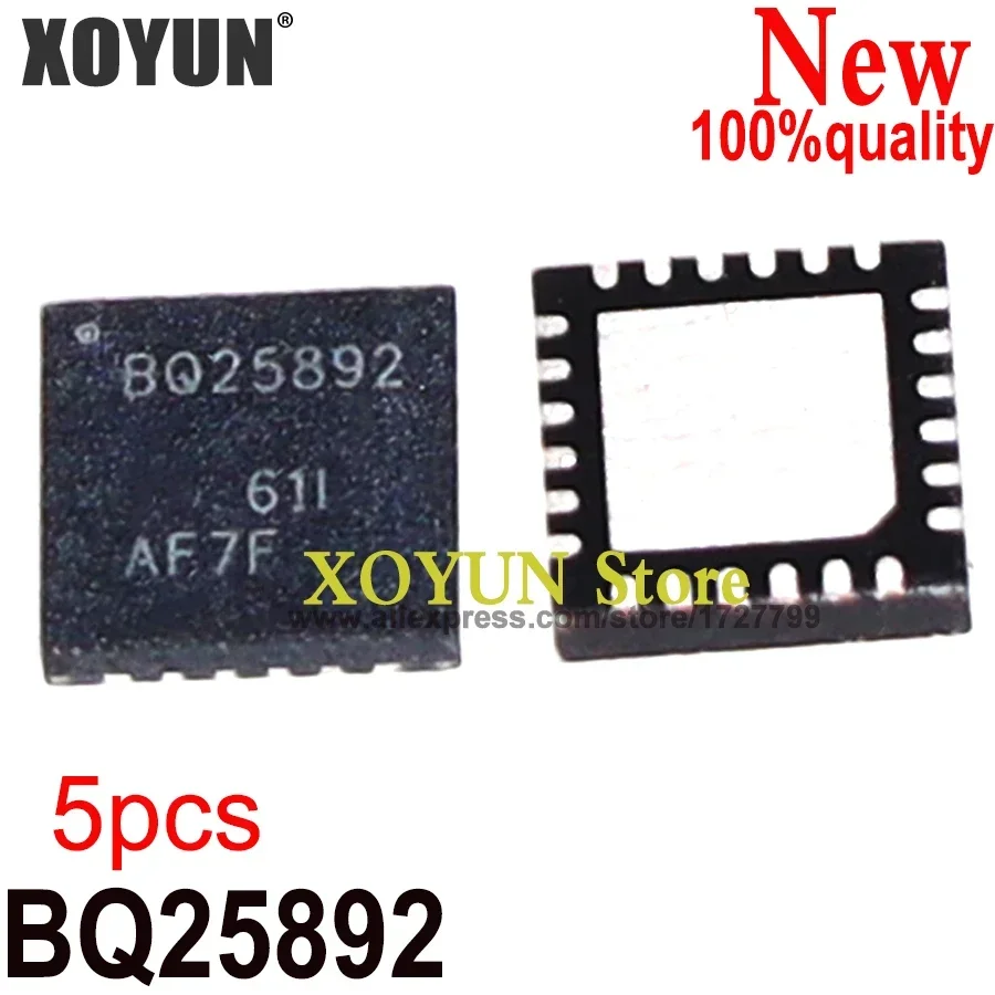 (5 piezas) 100% nuevo BQ25892 25892 BQ25892RTWR QFN-24