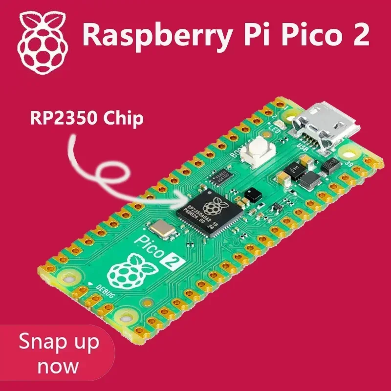 Raspberry Pi Pico 2 RP2350/ Pi Pico RP2040/pico 2W y sonda de depuración 520KB 150MHz, brazo Cortex-M33 de código abierto RISC-V Hazard3 núcleos