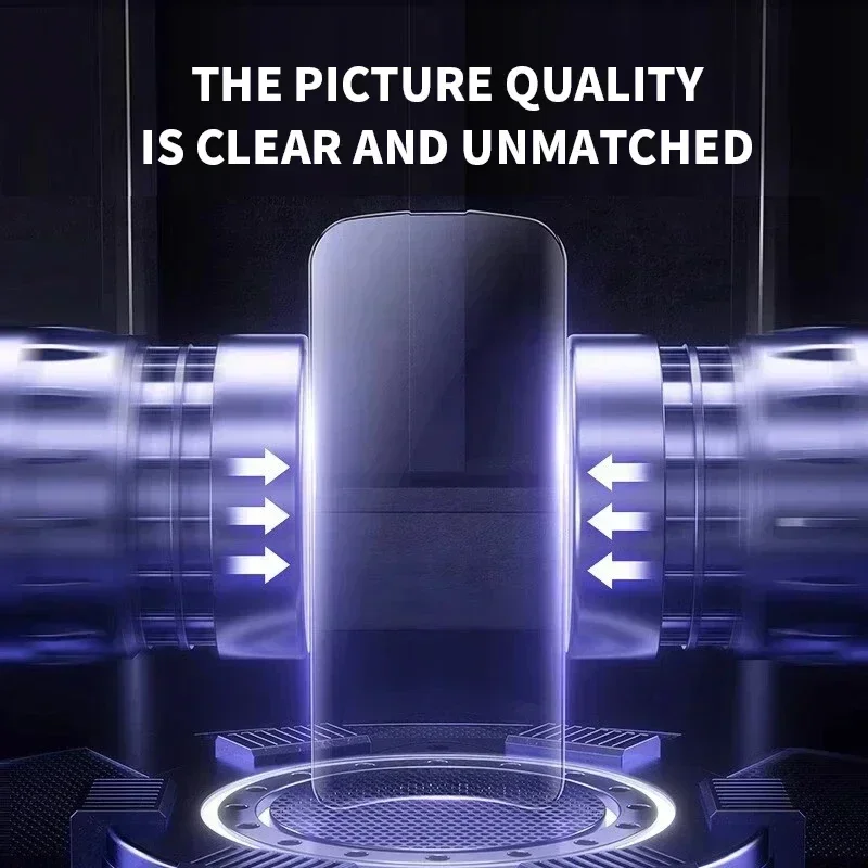 Protector de pantalla de vidrio templado para iPhone, cubierta completa, protección de vidrio para iPhone 11, 12, 13, 14, 15, 16 Pro Max, 14, 15, 16 Plus, 5 unidades - imagen 5