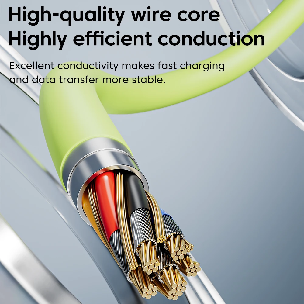 Elough Cable USB C a USB C de 240W Cable de carga rápida USB tipo C a tipo C para Samsung iPhone 15 16 Cable de datos para tableta - imagen 3