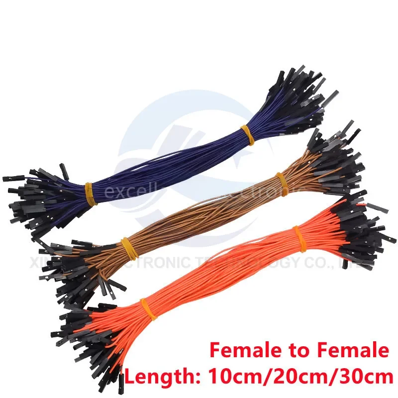Cable Dupont de placa de pruebas para línea Arduino, Cable de puente Dupont macho hembra de 2,54mm, Cable 26AWG, conector electrónico 1P DIY, 10 Uds. - imagen 5