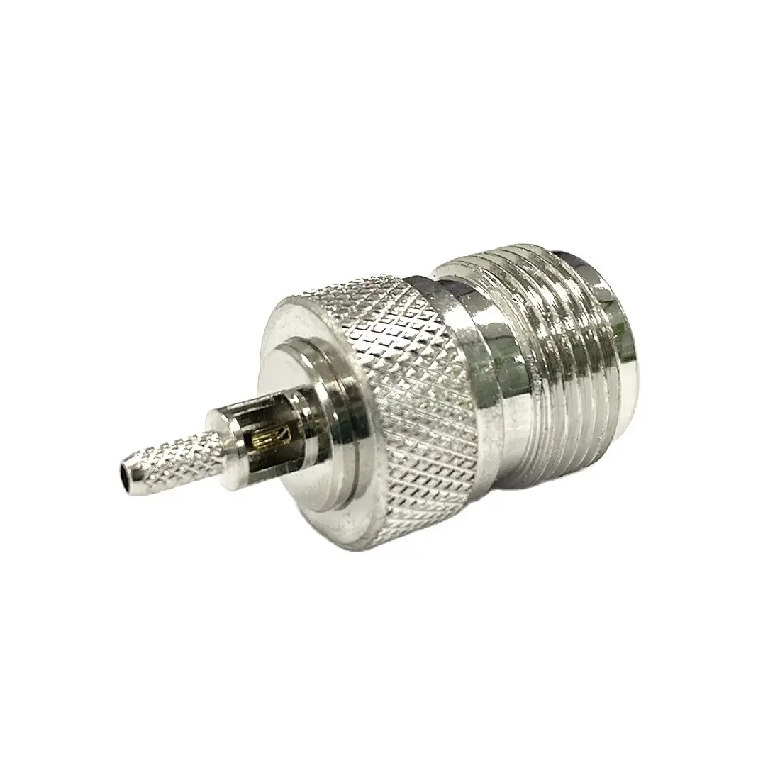 Conector hembra tipo N, conector coaxial RF, engarce para Cable RG316 RG174, níquel recto, venta al por mayor, envío rápido para WIFI, 1 ud. - imagen 5