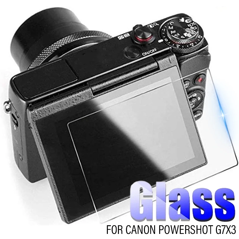 Protector de vidrio templado para Canon PowerShot G7X Mark III 3, película de pantalla LCD para cámara deportiva, cubierta para PowerShot G7X3